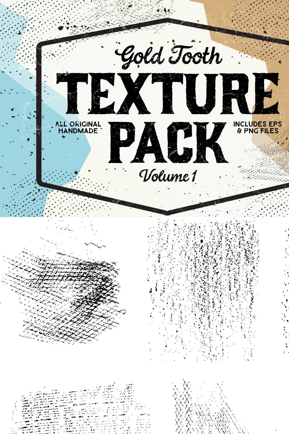 Gold Tooth Texture Pack Volume 1 pinterest preview image.