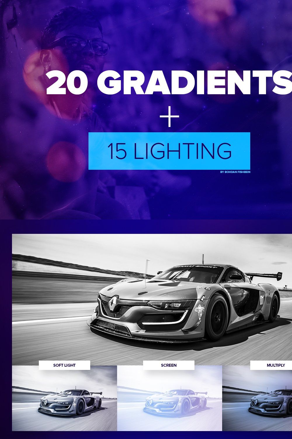 Gradient Effects pinterest preview image.