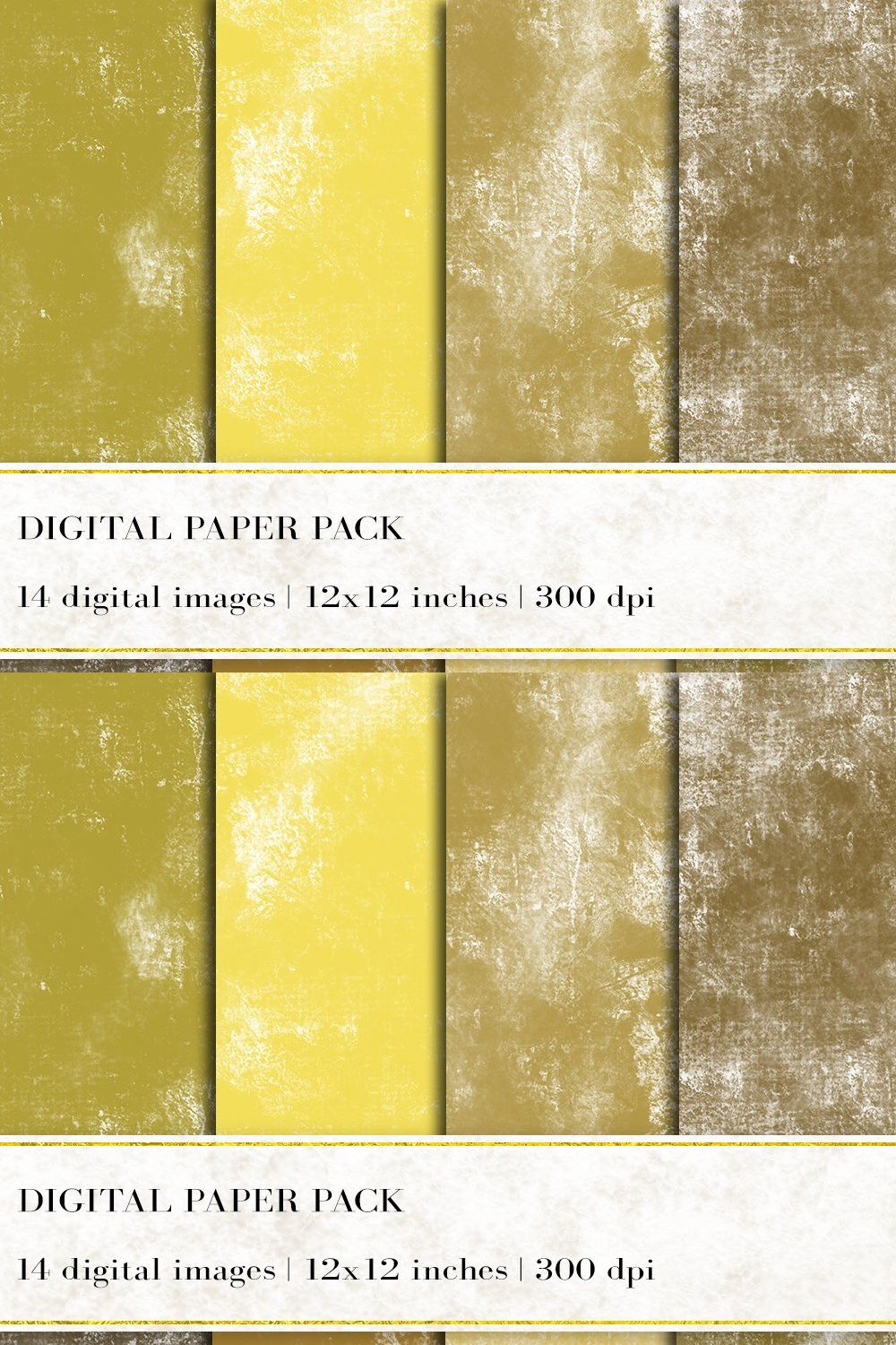 Grunge Digital Papers pinterest preview image.