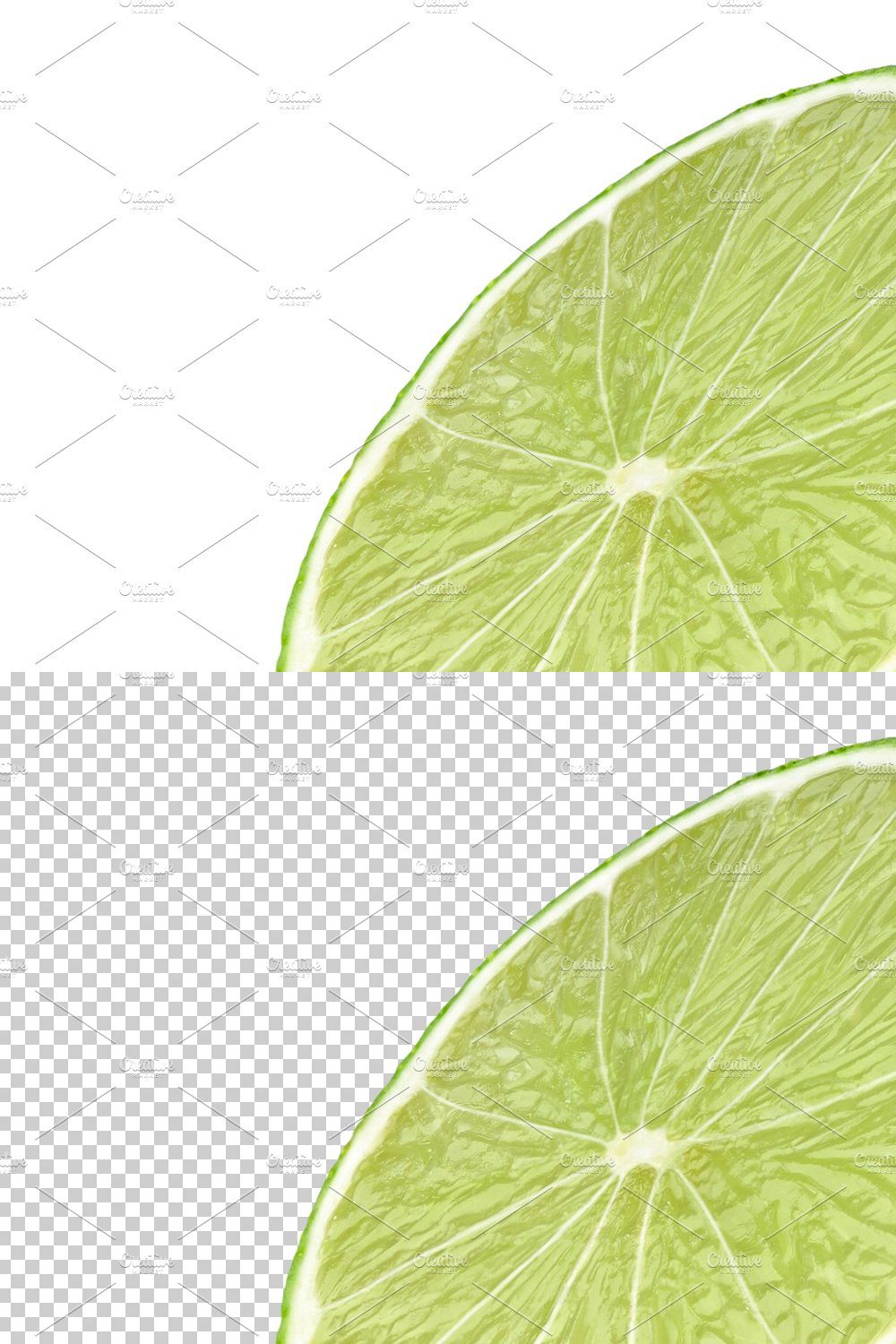 Half of lime pinterest preview image.