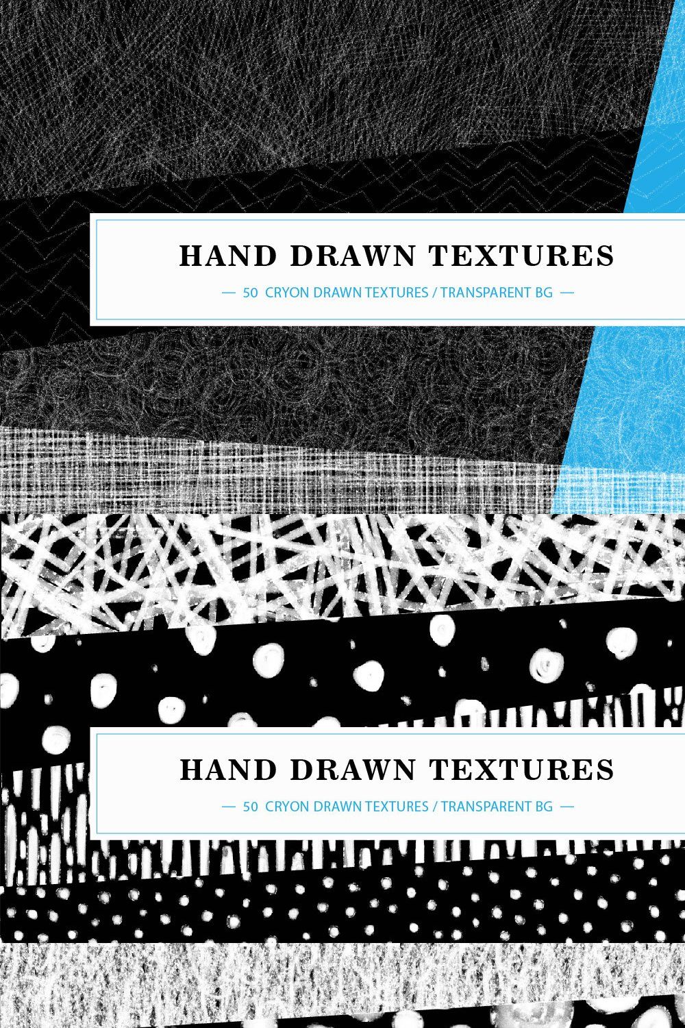 HAND DRAWN TEXTURES pinterest preview image.