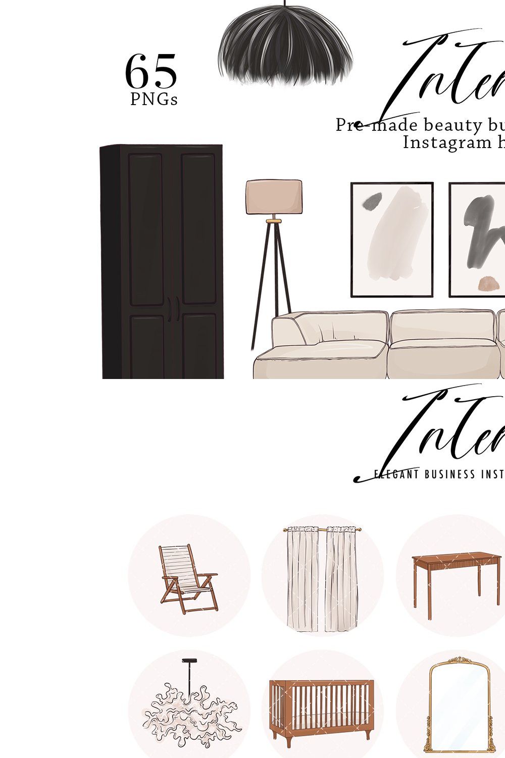 Home decor clipart Interior furnitur pinterest preview image.