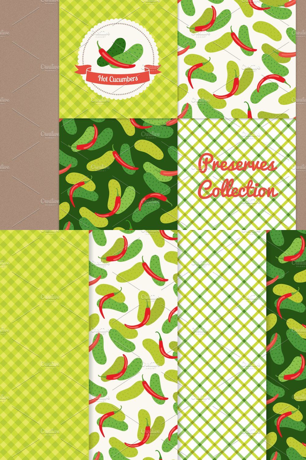 Hot cucumbers pinterest preview image.