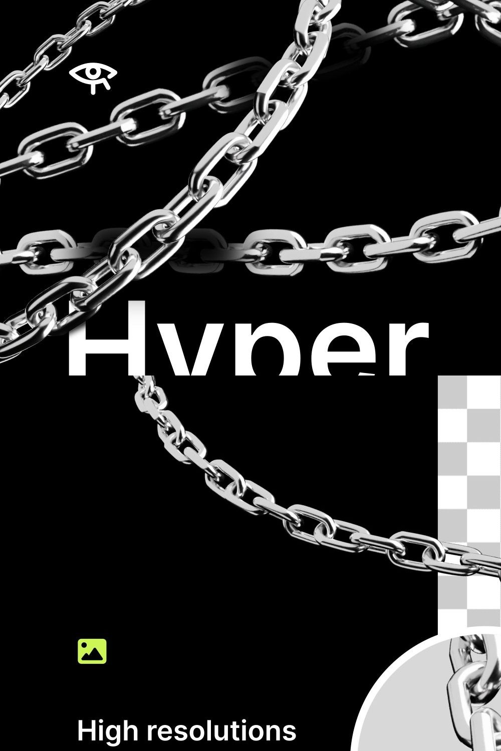 Hyper Chains Textures pinterest preview image.