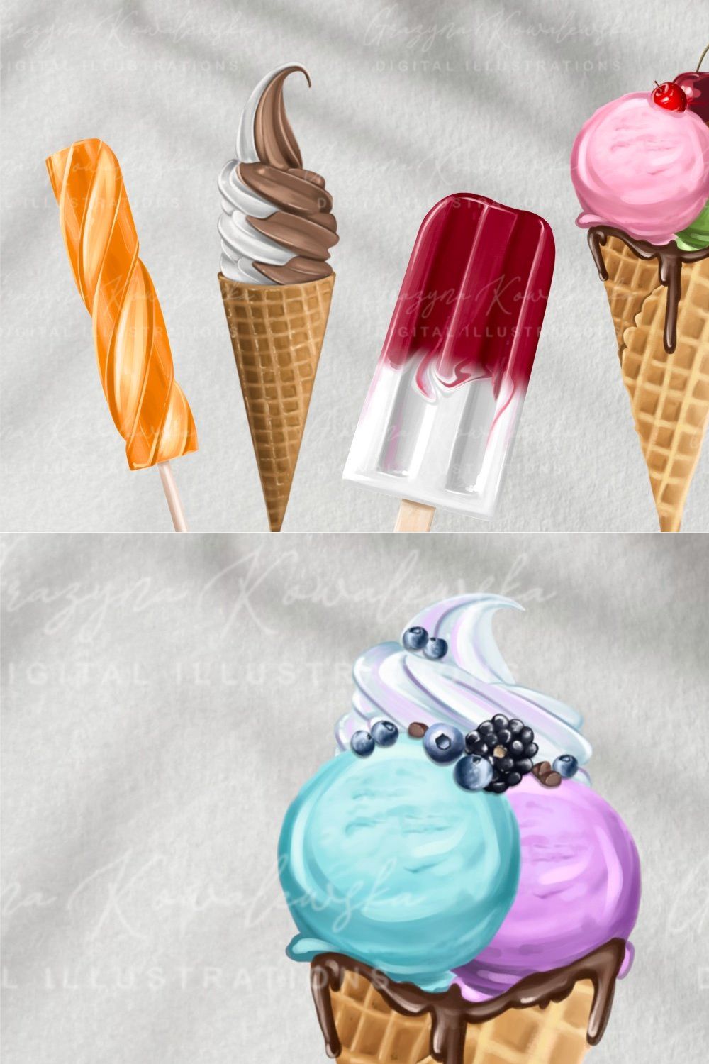 Ice cream clipart pinterest preview image.