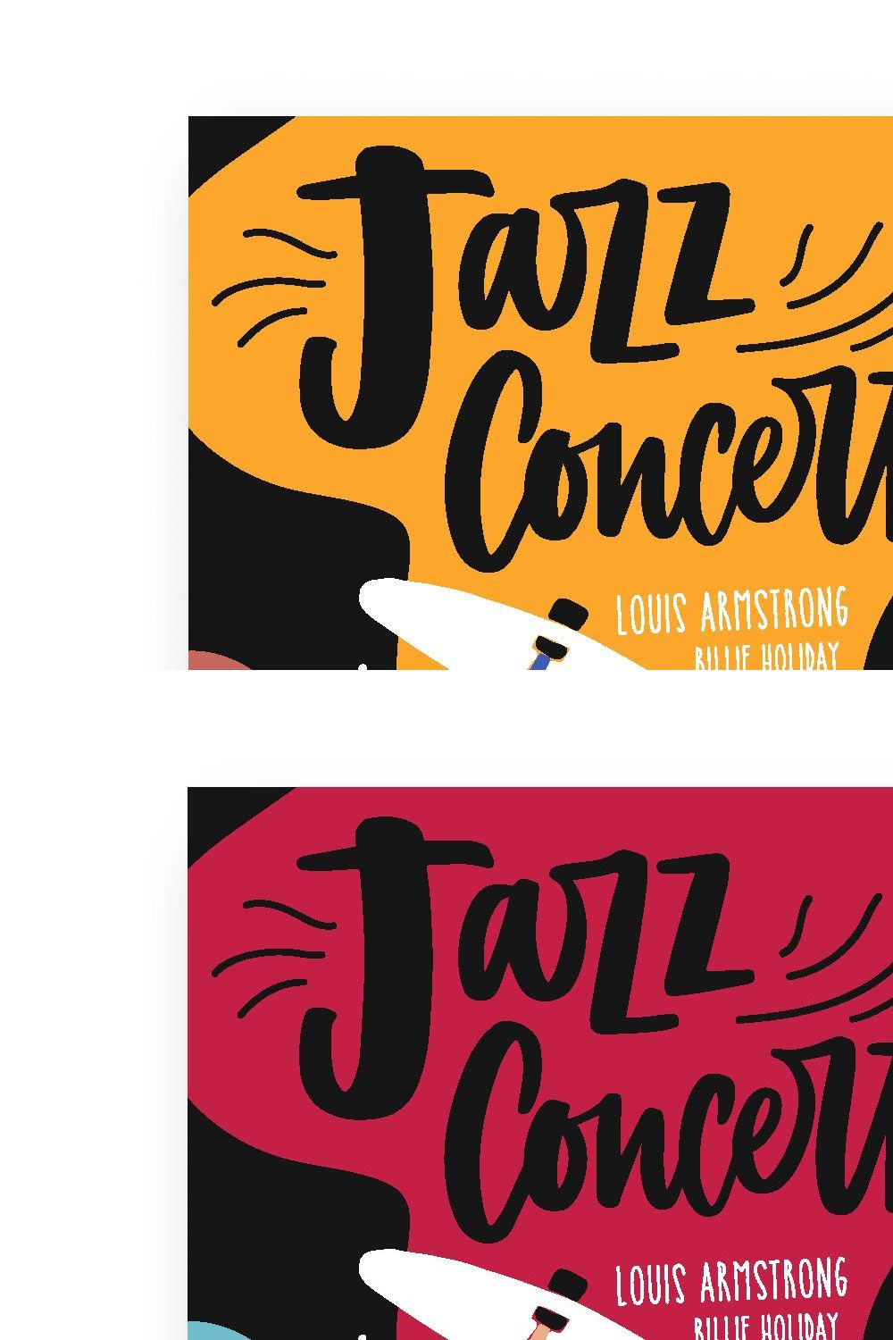 Jazz poster set pinterest preview image.