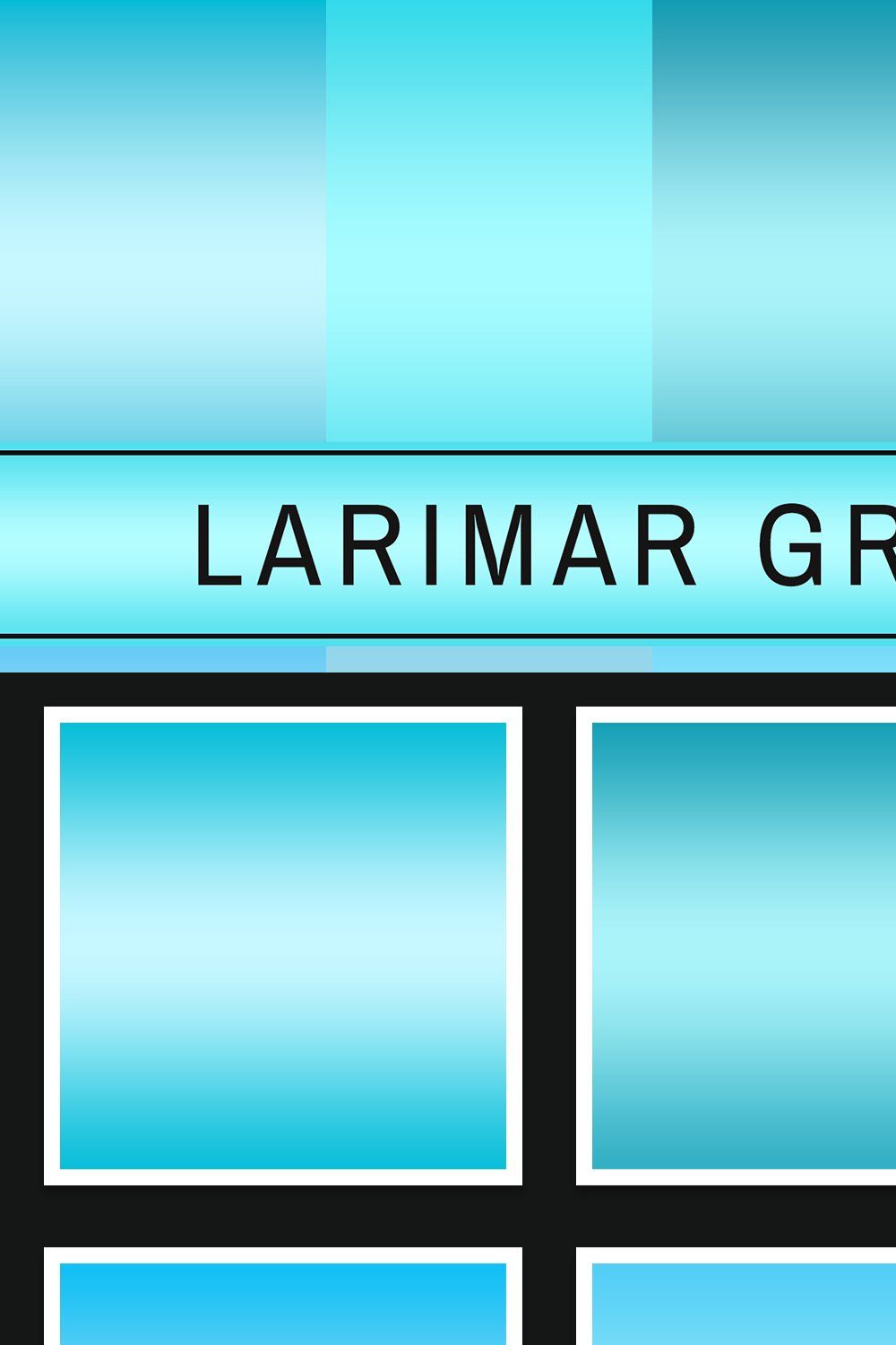 Larimar Gradients pinterest preview image.
