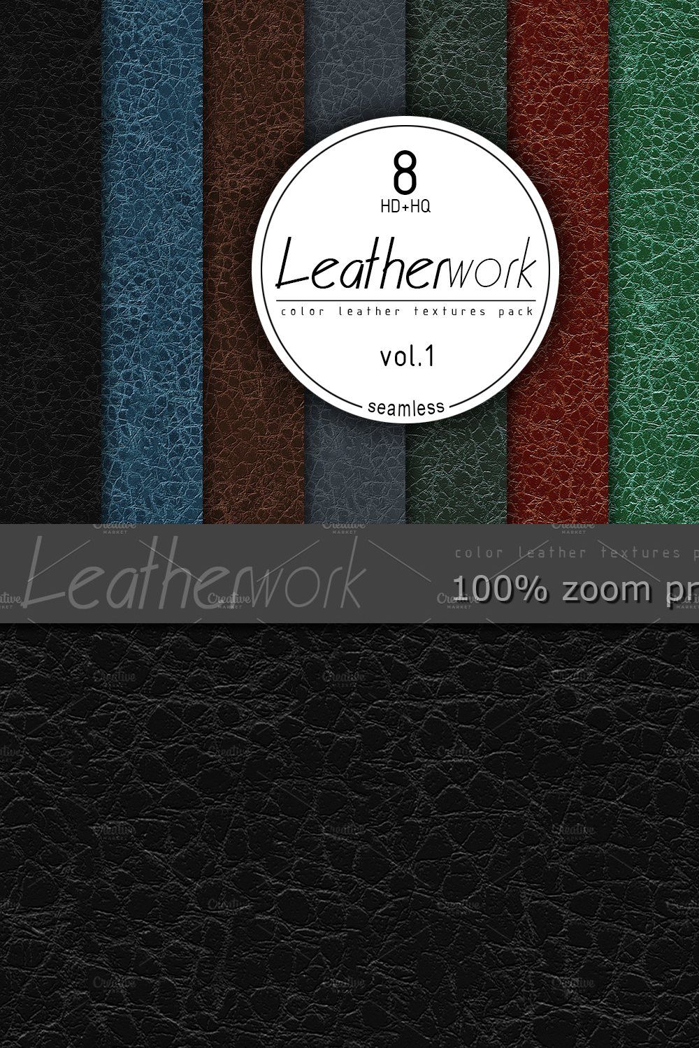 Leather Seamless HD textures vol.1 pinterest preview image.