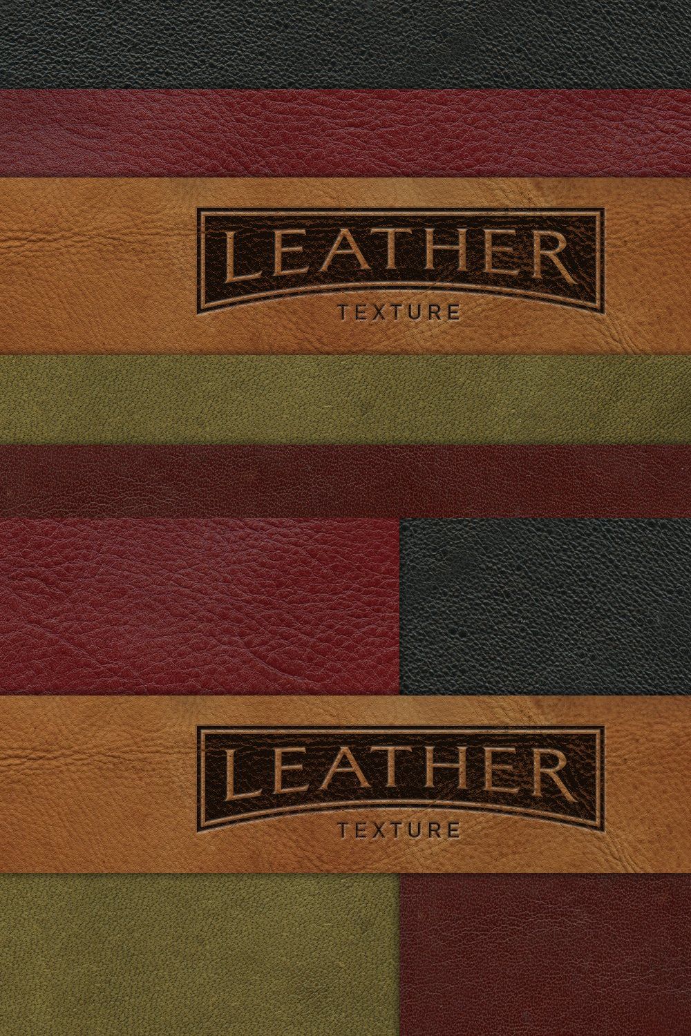 Leather Texture - 5 Pack pinterest preview image.