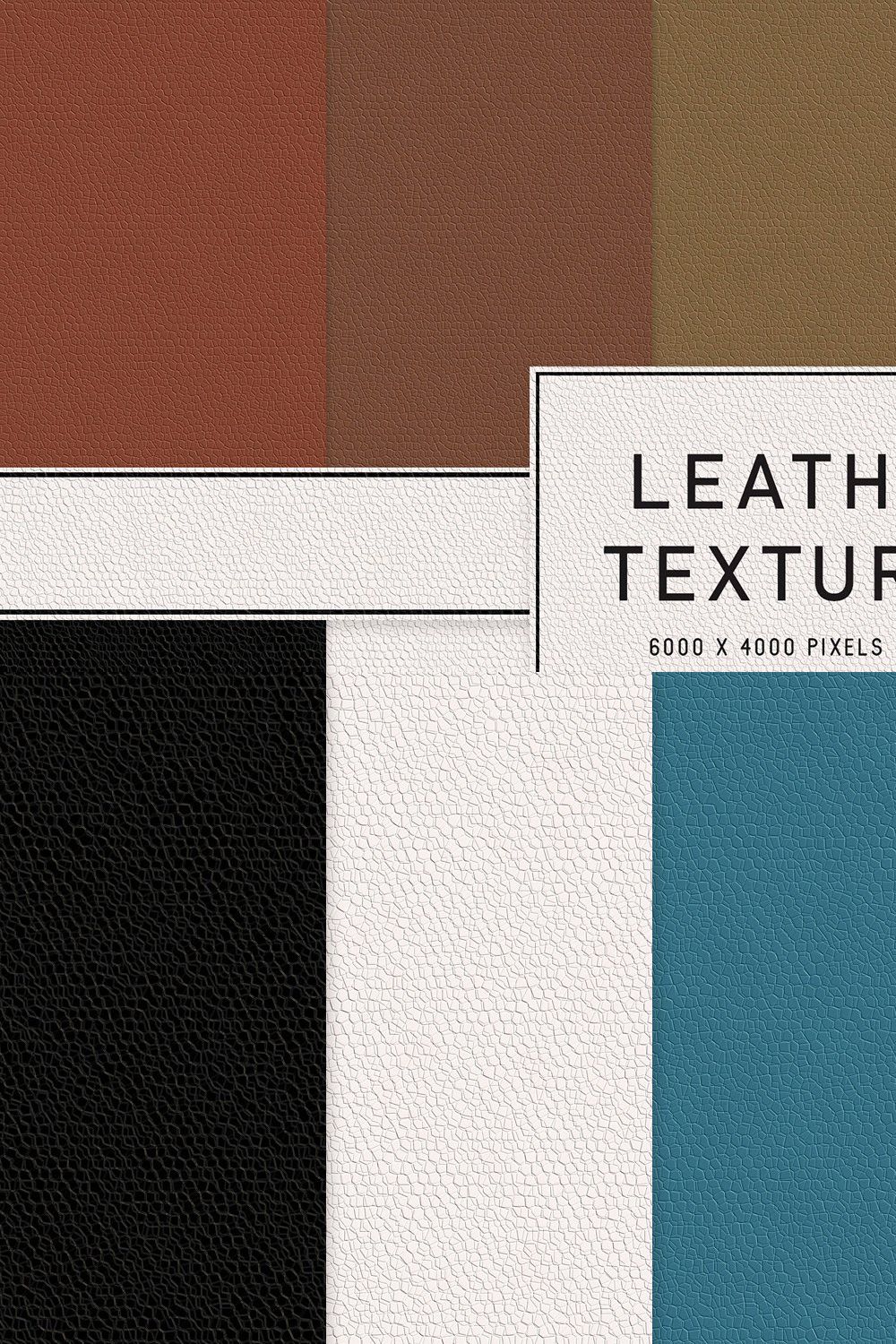 Leather Textures pinterest preview image.
