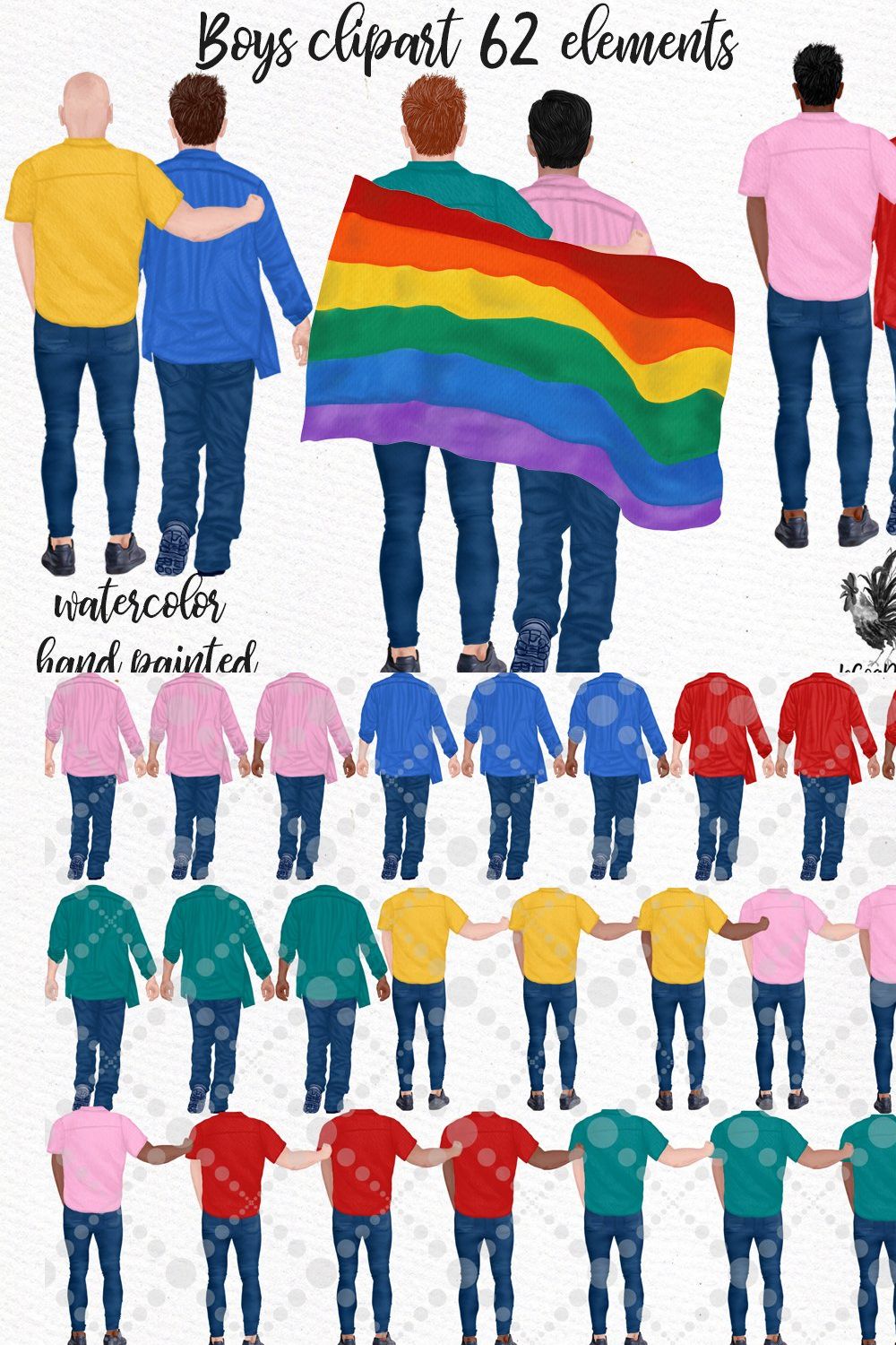 LGBTQ Male clipart Gay couples pinterest preview image.