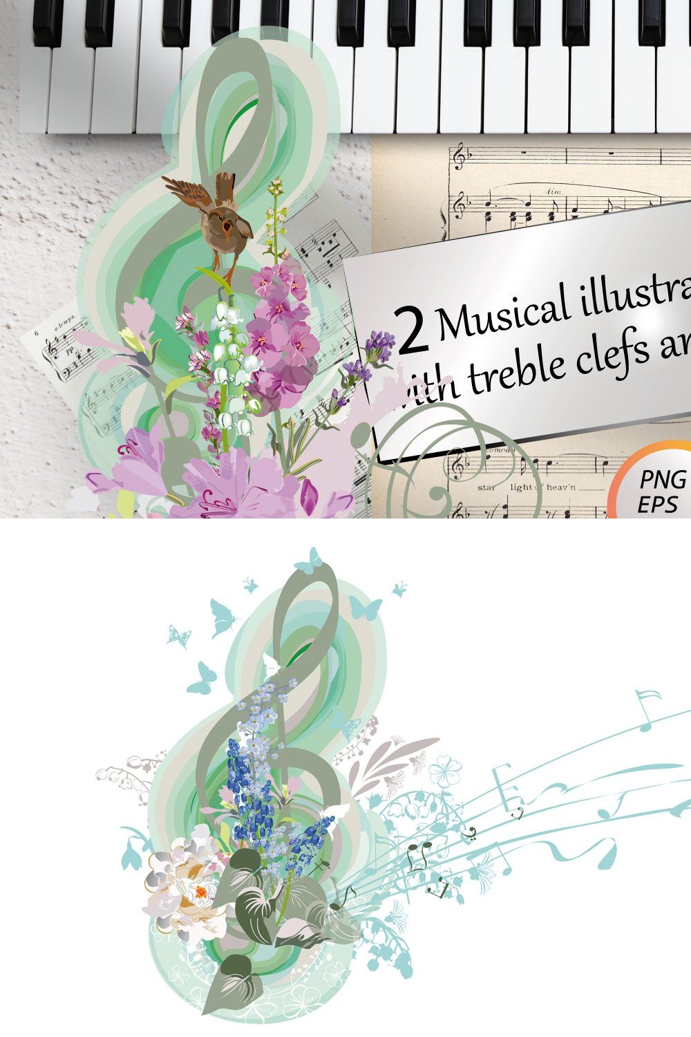 Light music. pinterest preview image.