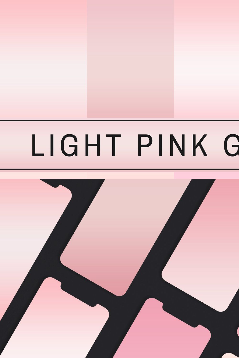Light Pink Gradients pinterest preview image.