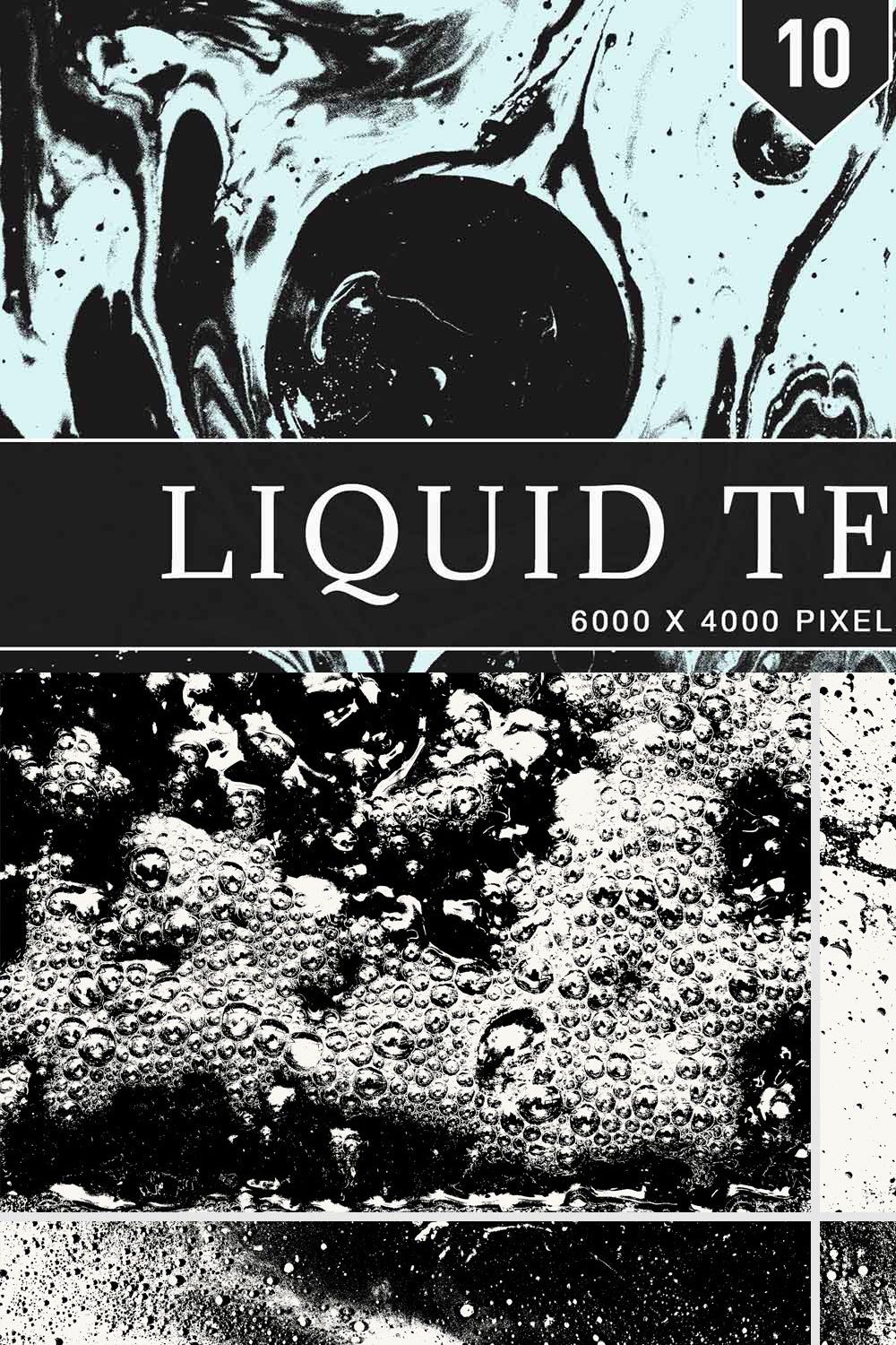 Liquid Textures pinterest preview image.
