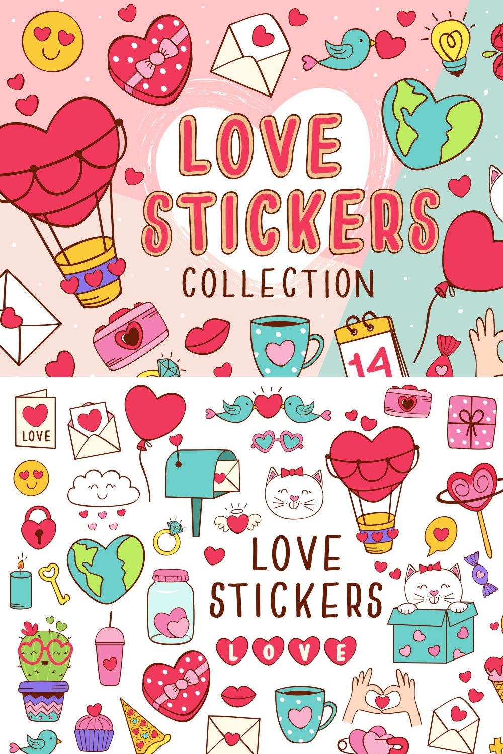 love stickers collection pinterest preview image.