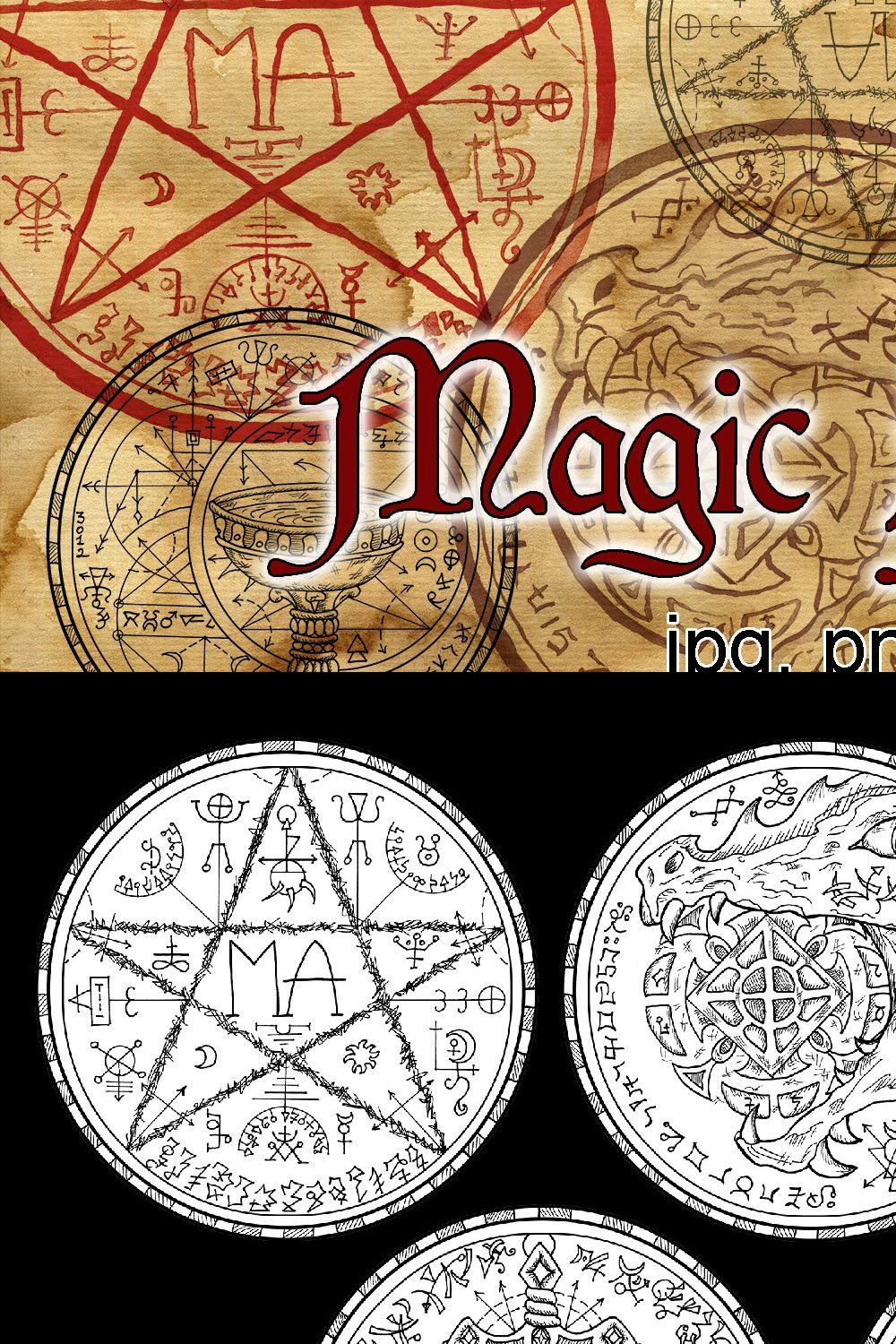 Magic seals collection pinterest preview image.