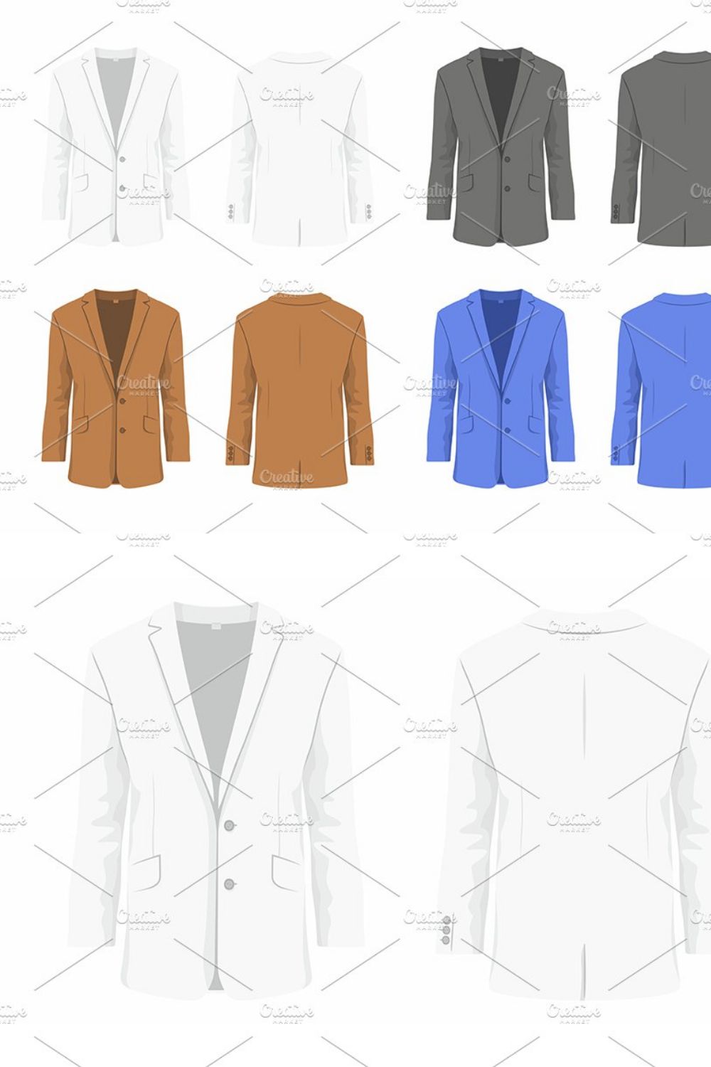 Men's business suit pinterest preview image.