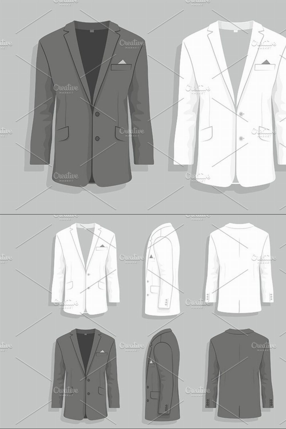 Men's suit pinterest preview image.