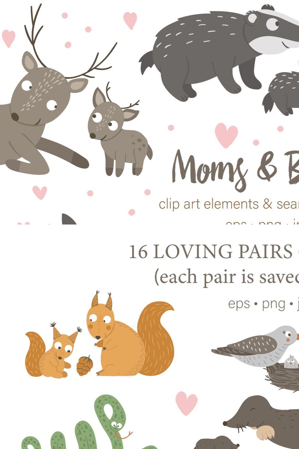 Moms and Babies pinterest preview image.