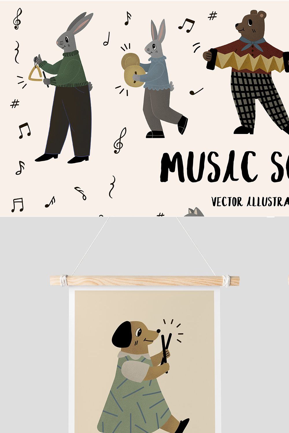 Music school pinterest preview image.