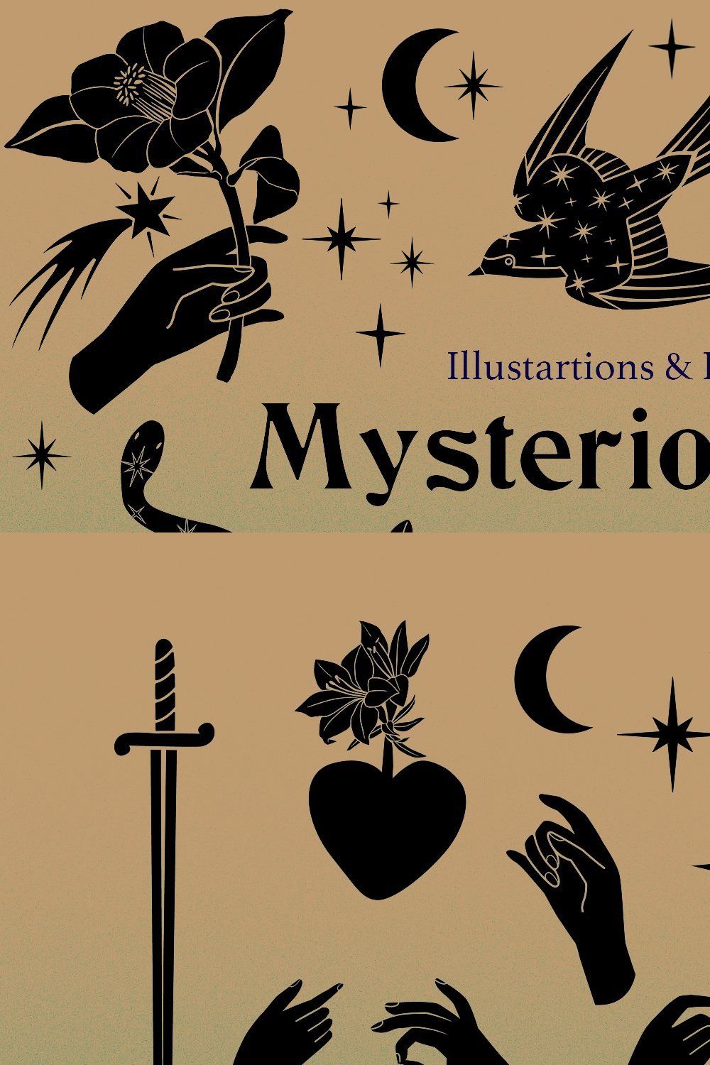 Mysterious set pinterest preview image.