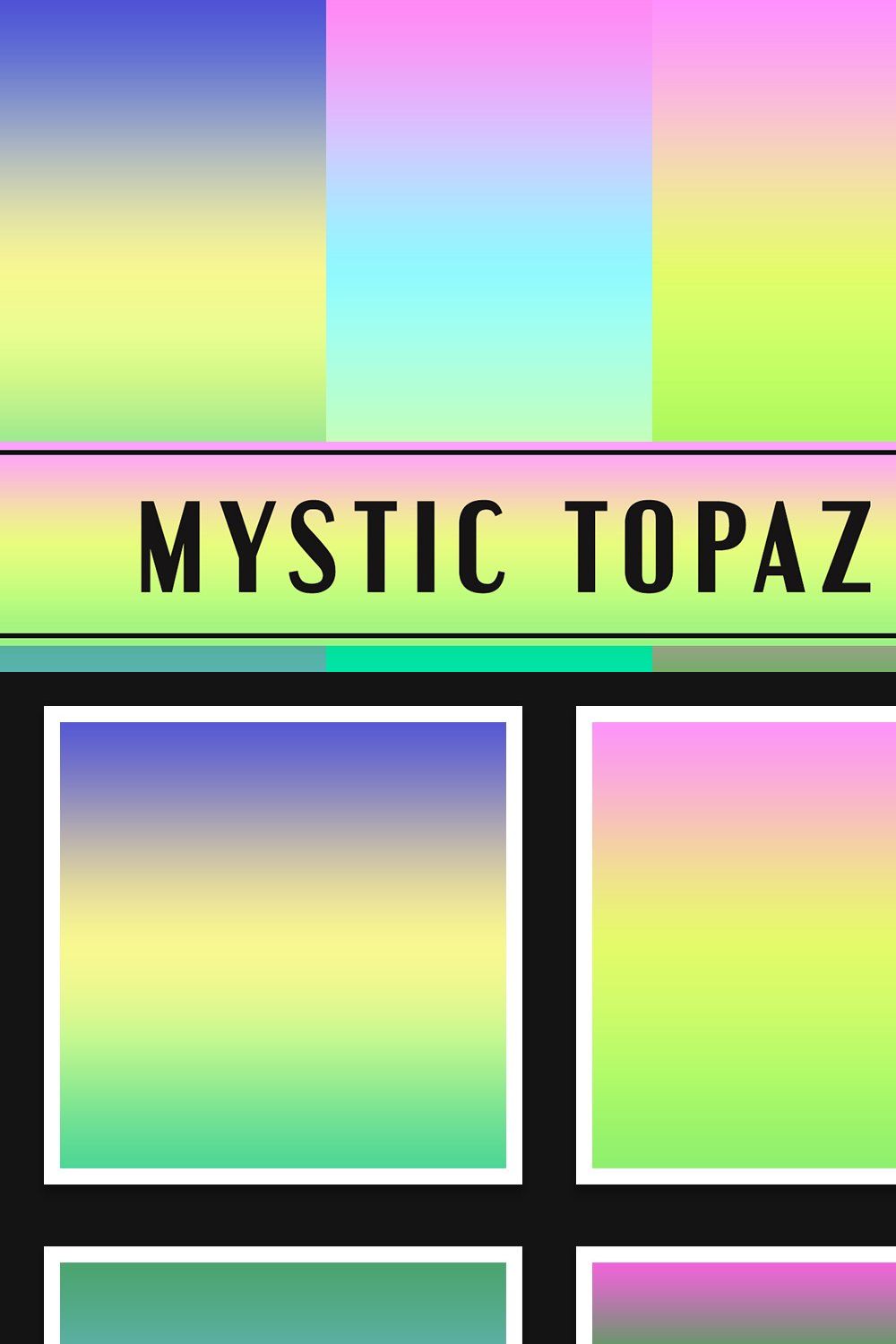 Mystic Topaz Gradients pinterest preview image.
