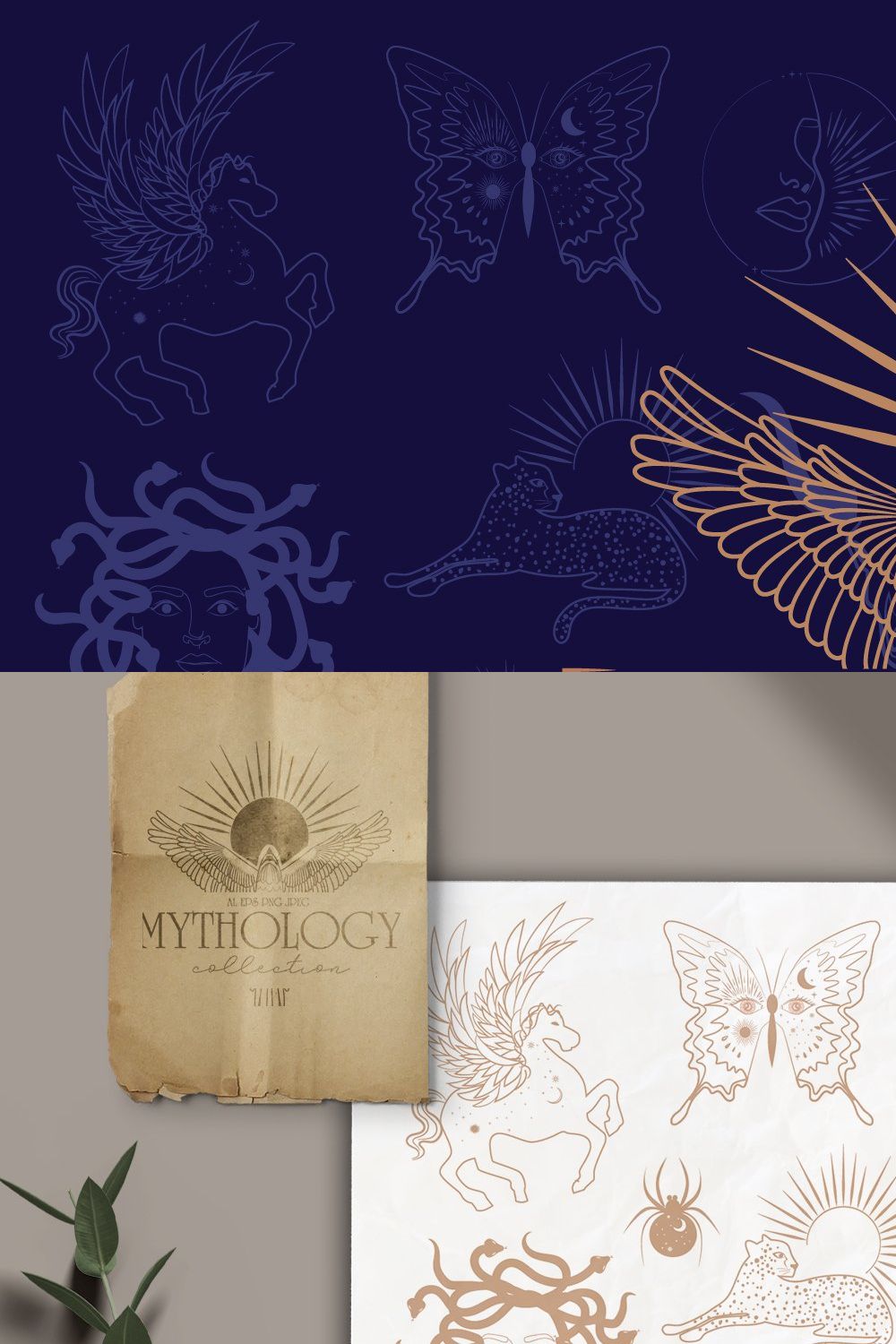 Mythology Collection pinterest preview image.