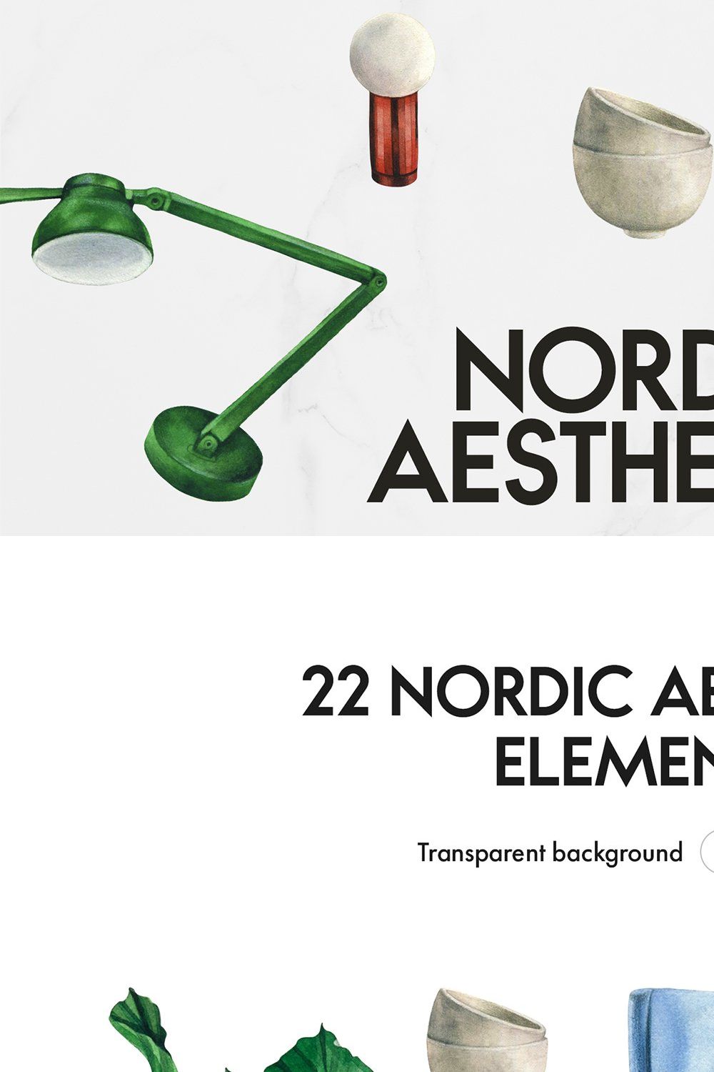 Nordic Aesthetics pinterest preview image.