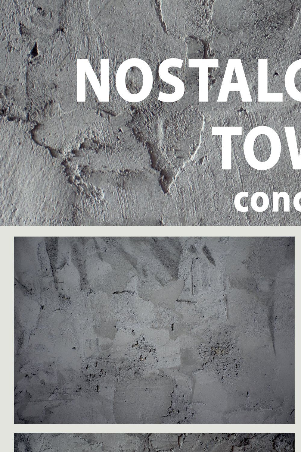 Nostalgic Town: Concrete pinterest preview image.