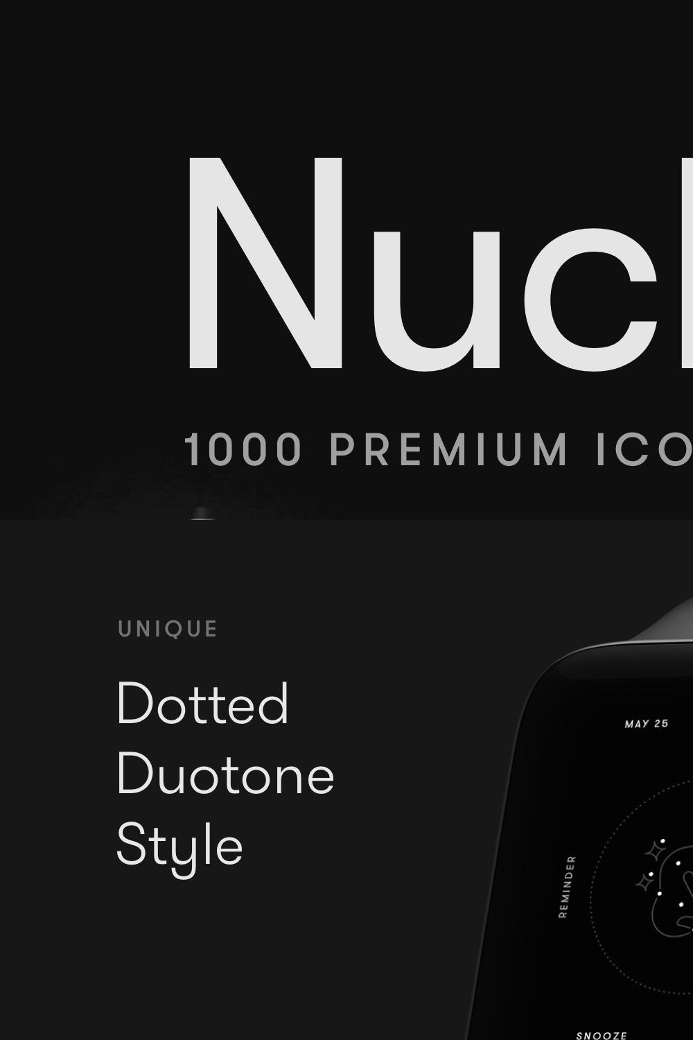 Nucleus Iconset pinterest preview image.