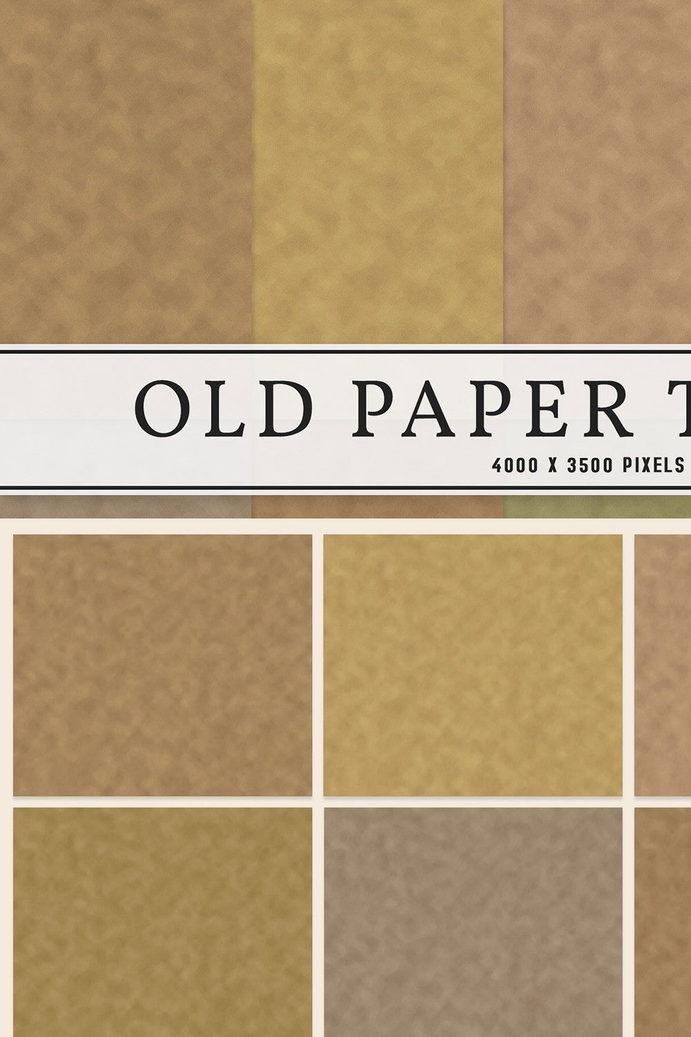 Old Paper Textures pinterest preview image.