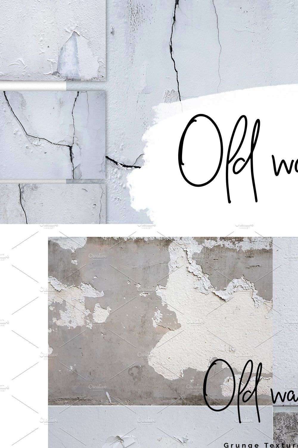 Old Walls Grunge textures pinterest preview image.