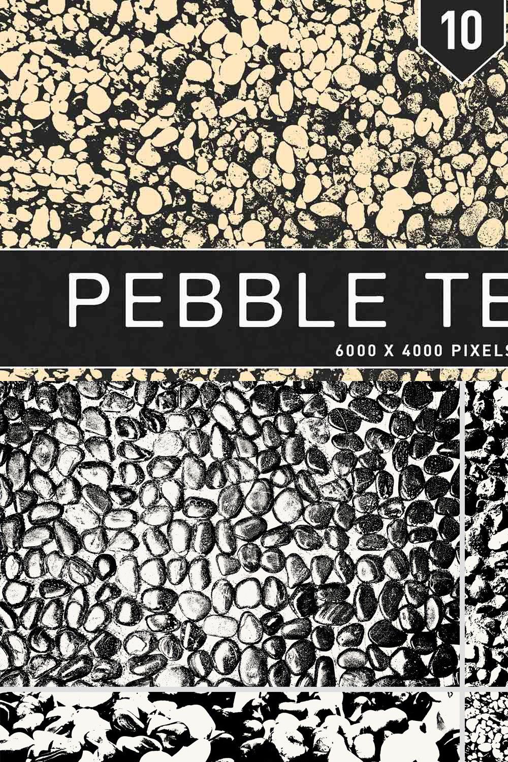 Pebble Textures pinterest preview image.
