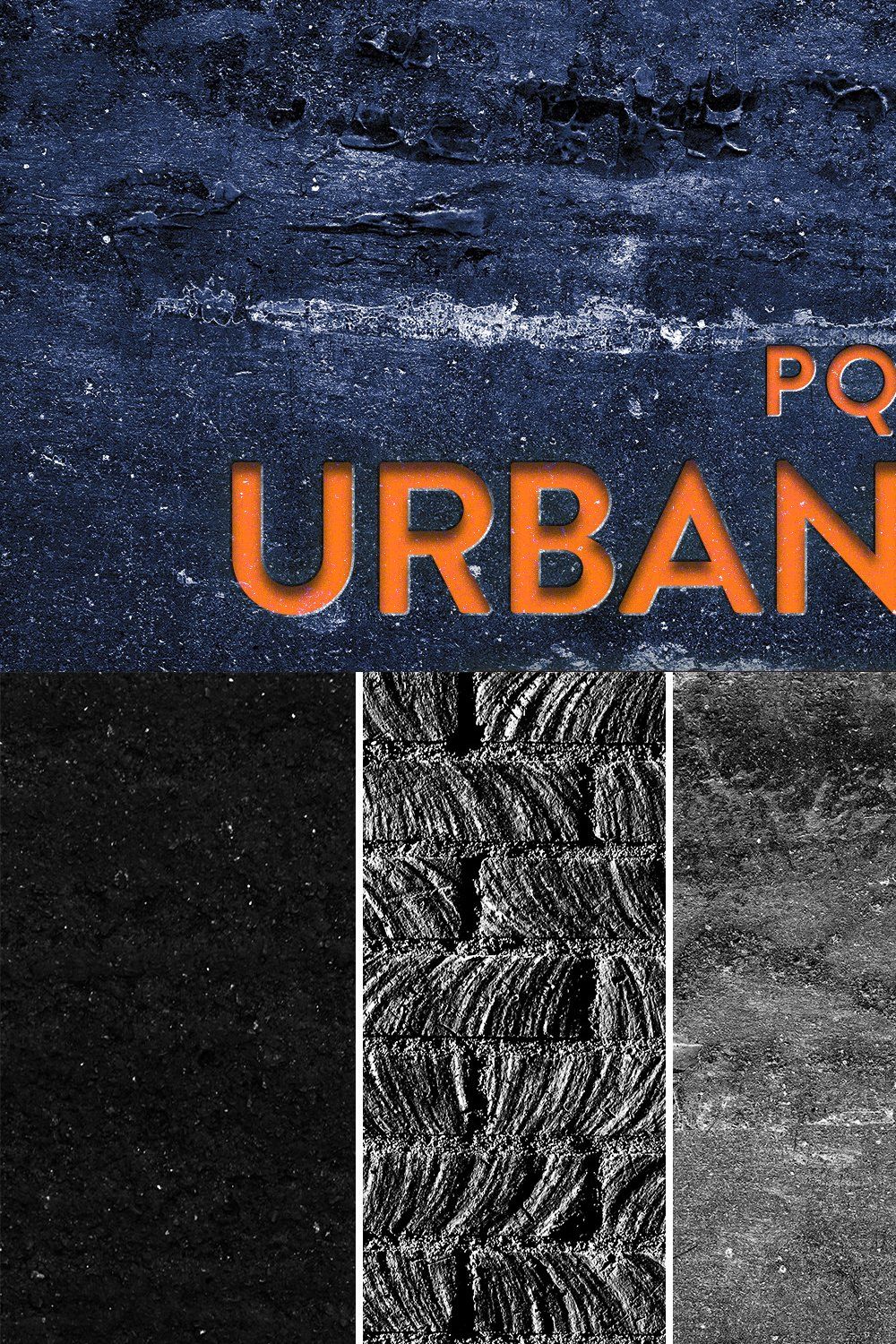 PQ Urban Grit Texture Kit pinterest preview image.