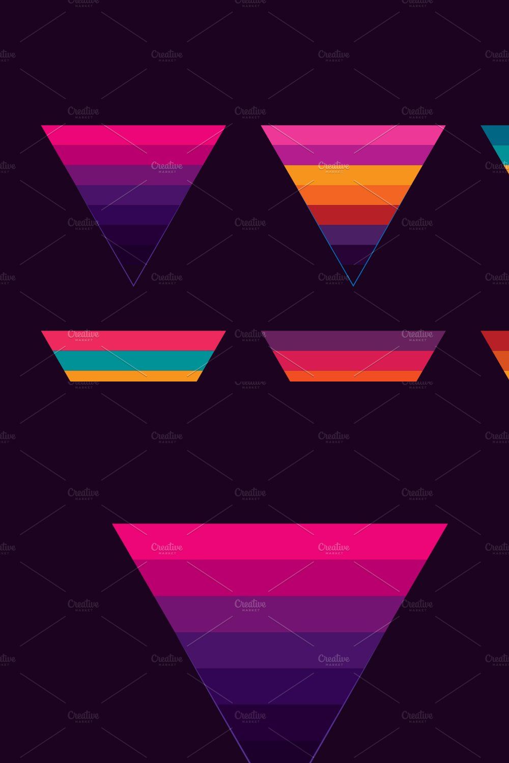 RETRO SUNSET COLLECTION pinterest preview image.