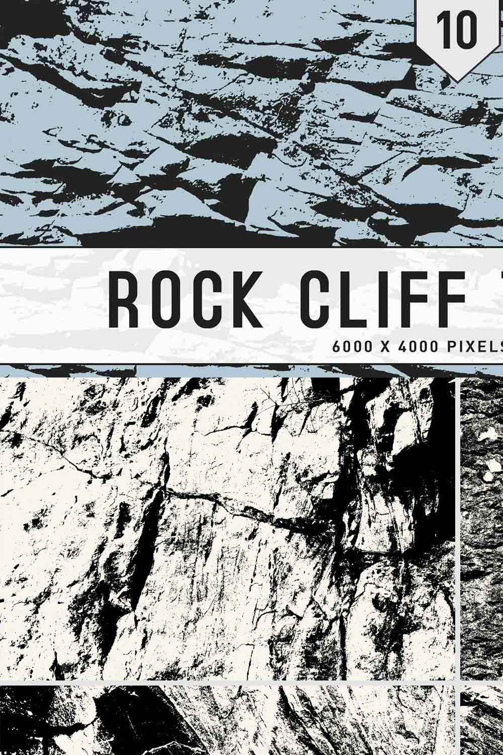 Rock Cliff Textures pinterest preview image.