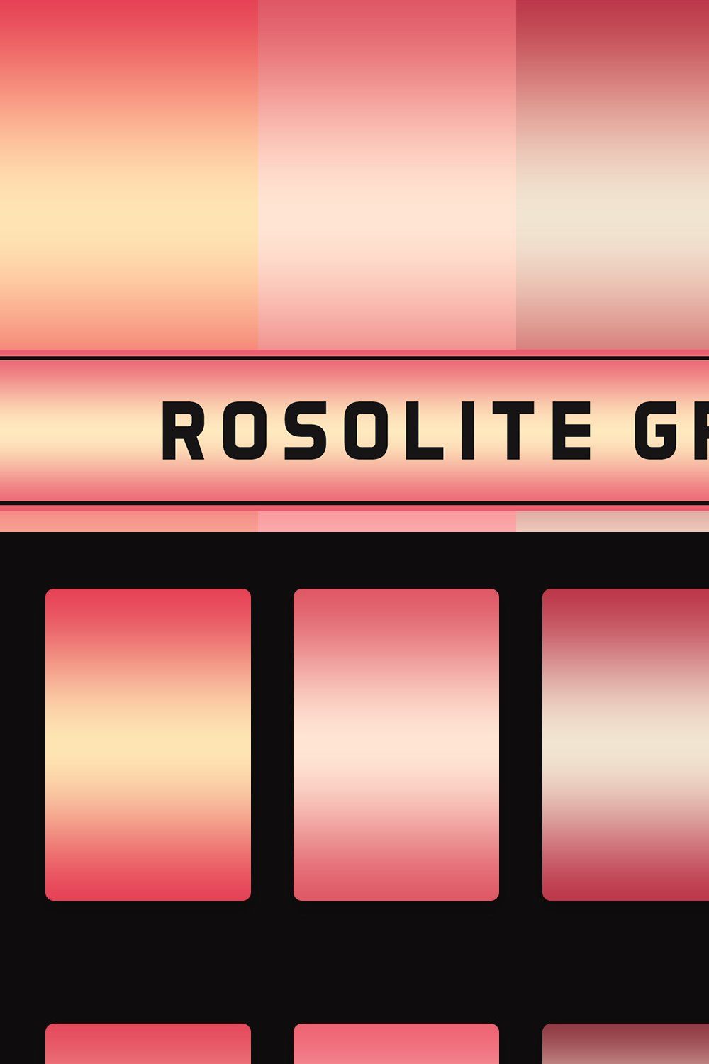 Rosolite Gradients pinterest preview image.