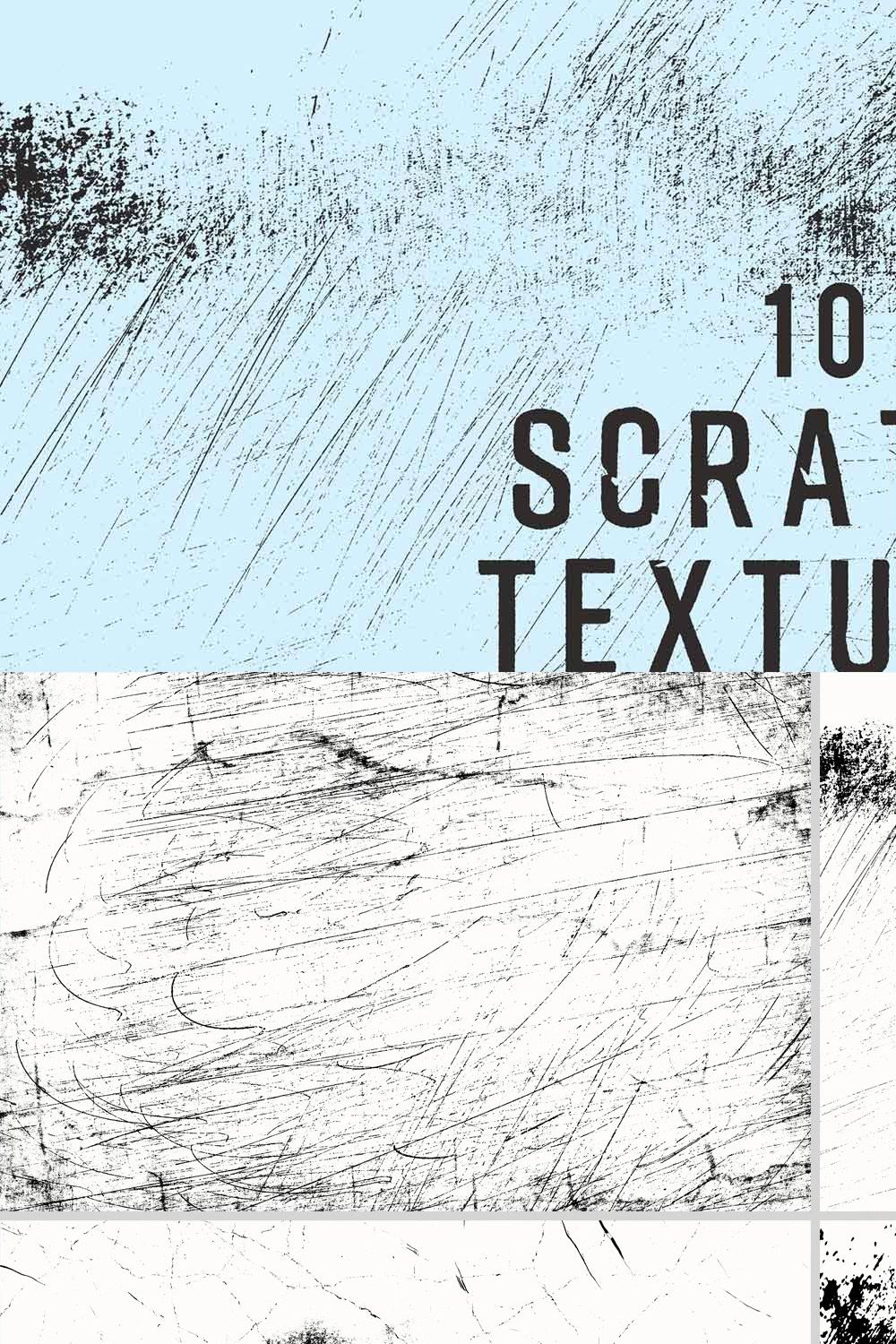 Scratch Textures pinterest preview image.
