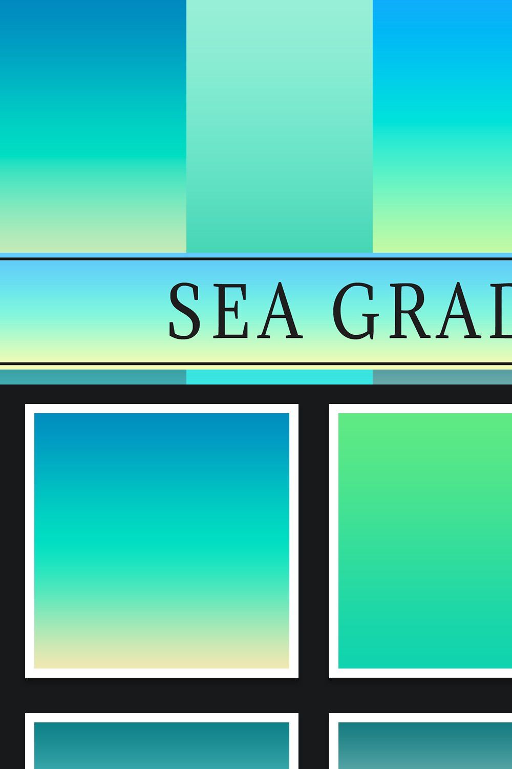 Sea Gradients pinterest preview image.