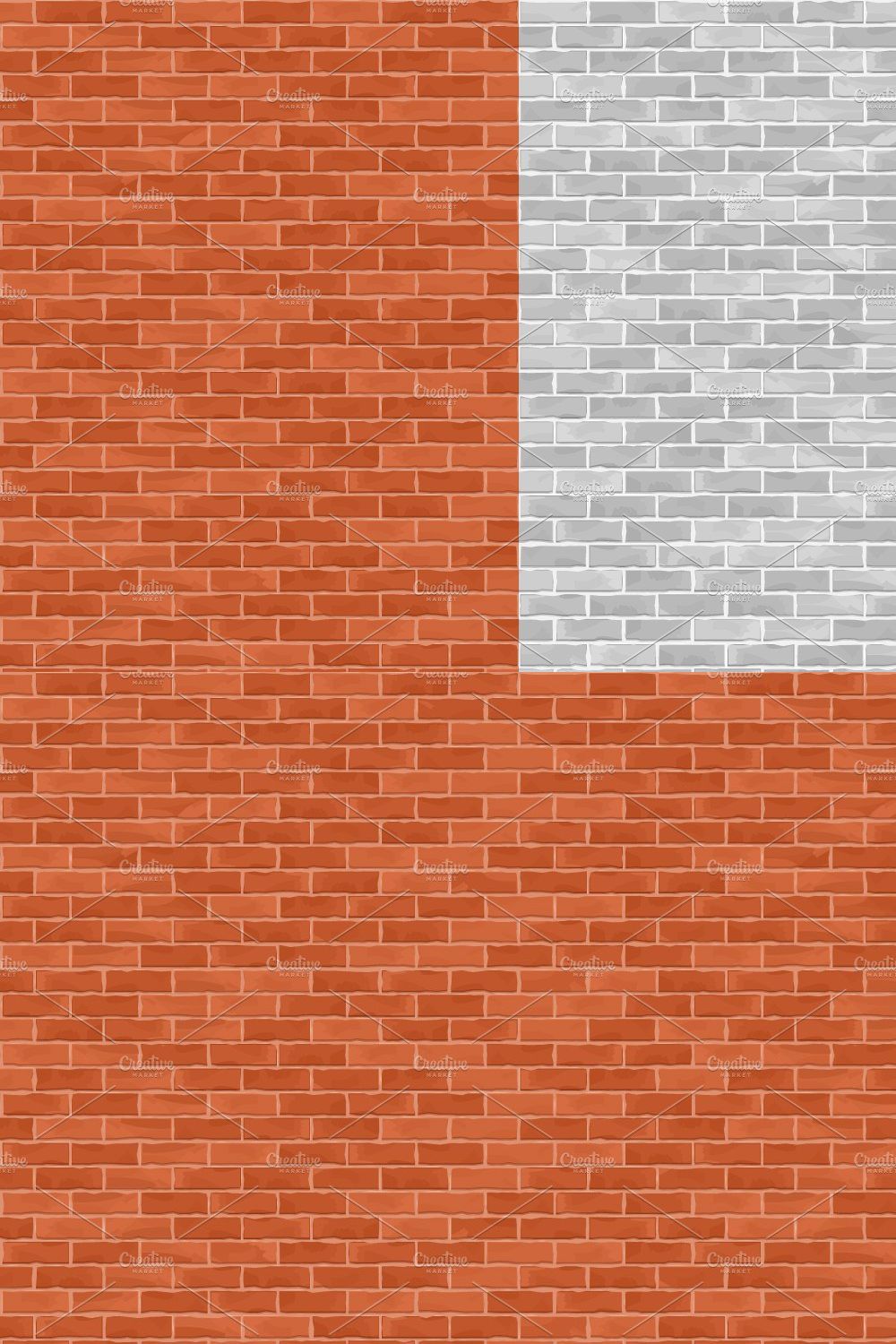 Seamless Brick Wall pinterest preview image.