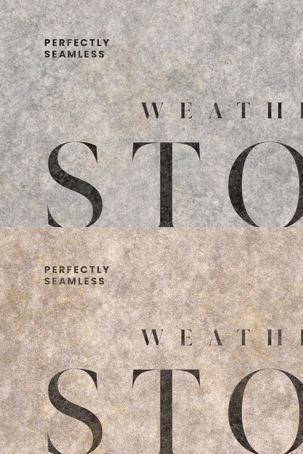 Seamless Weathered Stone Textures pinterest preview image.
