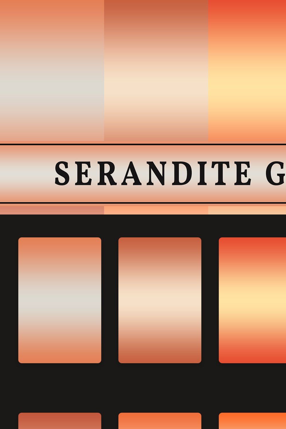 Serandite Gradients pinterest preview image.