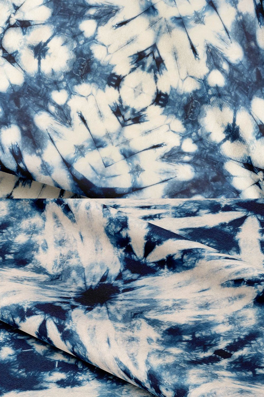 Shibori Tie-dye Seamless Pattern pinterest preview image.