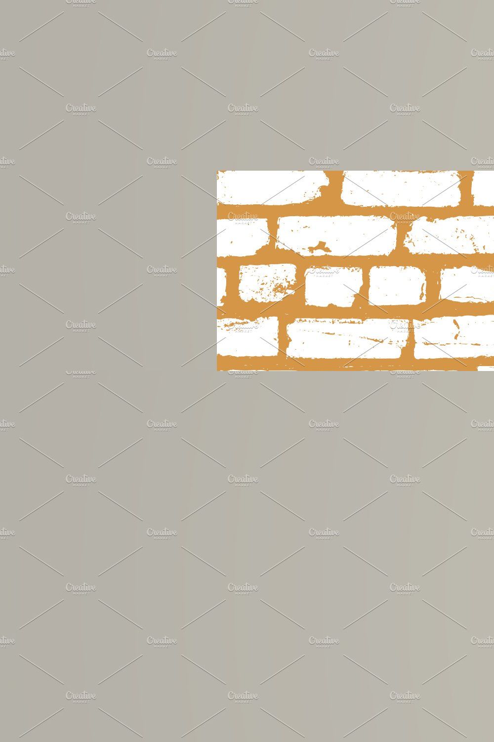 Simple old brickwork design Vol.2 pinterest preview image.