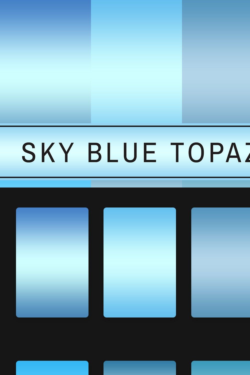 Sky Blue Topaz Gradients pinterest preview image.