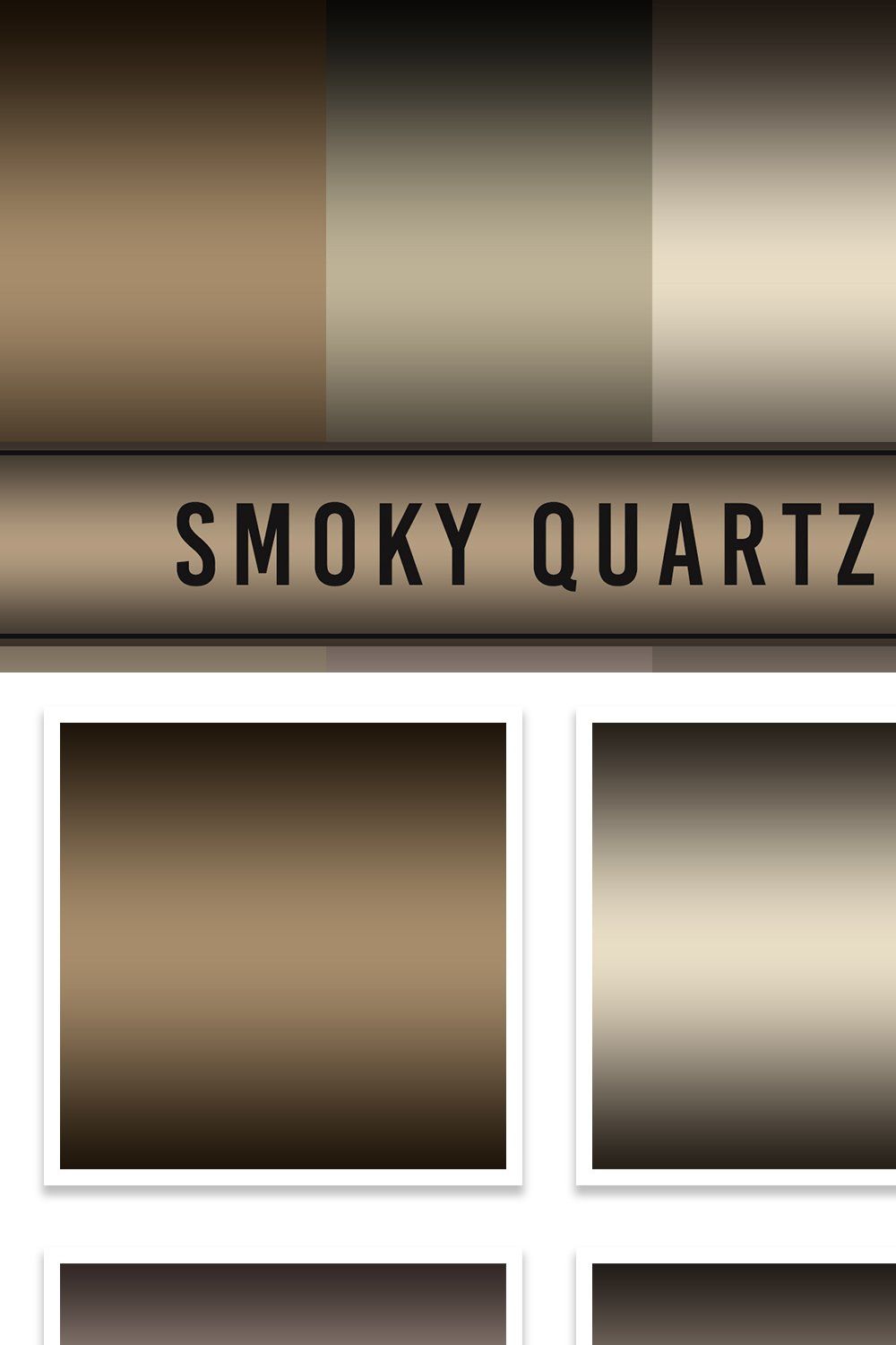 Smoky Quartz Gradients pinterest preview image.