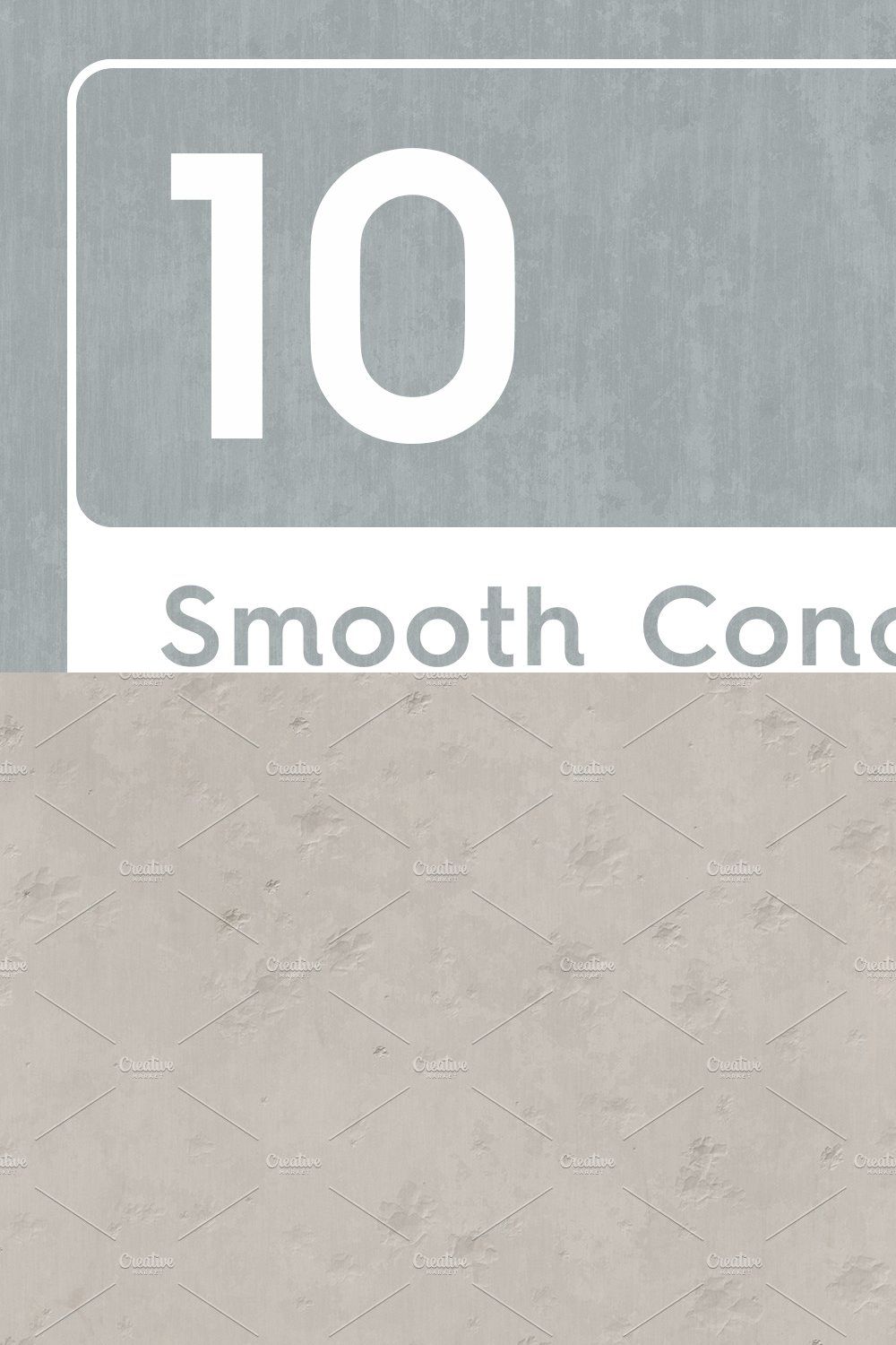 Smooth Concrete Background Textures pinterest preview image.