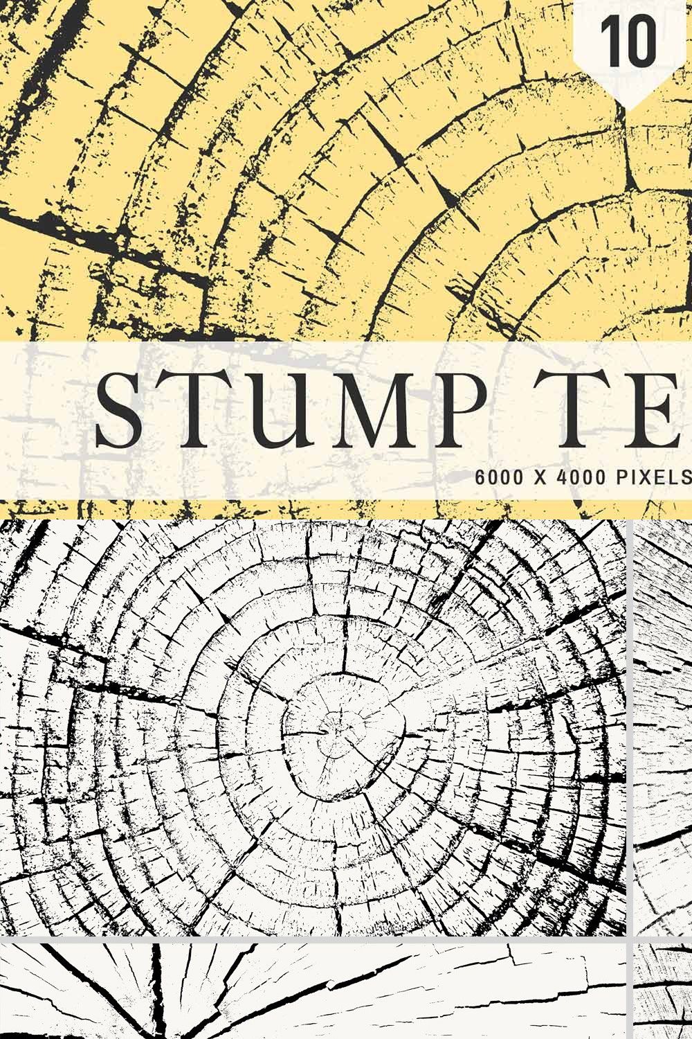 Stump Textures pinterest preview image.