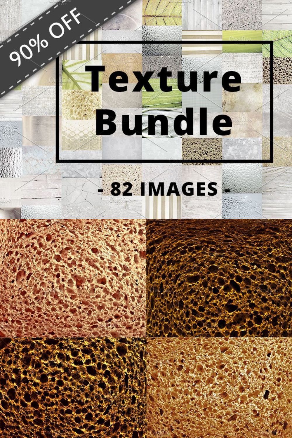 Texture Bundle -82 Images- 90% OFF ! pinterest preview image.