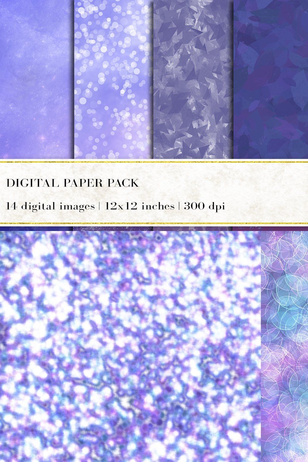 Textures Digital Papers pinterest preview image.